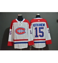Men Montreal Canadiens 15 Jesperi Kotkaniemi White Adidas Jersey Men Montreal Canadiens 15 Jesperi Kotkaniemi White Adidas Jersey