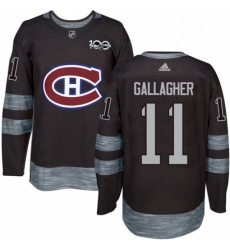 Mens Adidas Montreal Canadiens 11 Brendan Gallagher Premier Black 1917 2017 100th Anniversary NHL Jersey Mens Adidas Montreal Canadiens 11 Brendan Gallagher Premier Black 1917 2017 100th Anniversary NHL Jersey