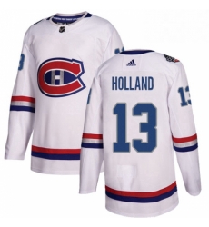 Mens Adidas Montreal Canadiens 13 Peter Holland Authentic White 2017 100 Classic NHL Jersey Mens Adidas Montreal Canadiens 13 Peter Holland Authentic White 2017 100 Classic NHL Jersey