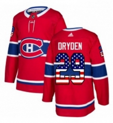 Mens Adidas Montreal Canadiens 29 Ken Dryden Authentic Red USA Flag Fashion NHL Jersey Mens Adidas Montreal Canadiens 29 Ken Dryden Authentic Red USA Flag Fashion NHL Jersey