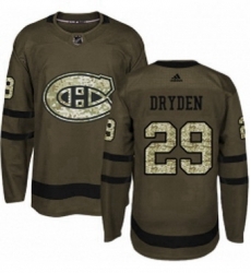 Mens Adidas Montreal Canadiens 29 Ken Dryden Premier Green Salute to Service NHL Jersey Mens Adidas Montreal Canadiens 29 Ken Dryden Premier Green Salute to Service NHL Jersey