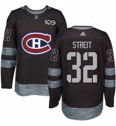 Mens Adidas Montreal Canadiens 32 Mark Streit Premier Black 1917 2017 100th Anniversary NHL Jersey Mens Adidas Montreal Canadiens 32 Mark Streit Premier Black 1917 2017 100th Anniversary NHL Jersey