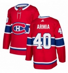 Mens Adidas Montreal Canadiens 40 Joel Armia Authentic Red Home NHL Jersey Mens Adidas Montreal Canadiens 40 Joel Armia Authentic Red Home NHL Jersey