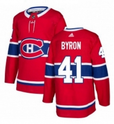 Mens Adidas Montreal Canadiens 41 Paul Byron Authentic Red Home NHL Jersey Mens Adidas Montreal Canadiens 41 Paul Byron Authentic Red Home NHL Jersey