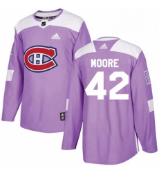 Mens Adidas Montreal Canadiens 42 Dominic Moore Authentic Purple Fights Cancer Practice NHL Jersey Mens Adidas Montreal Canadiens 42 Dominic Moore Authentic Purple Fights Cancer Practice NHL Jersey