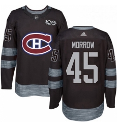 Mens Adidas Montreal Canadiens 45 Joe Morrow Premier Black 1917 2017 100th Anniversary NHL Jersey Mens Adidas Montreal Canadiens 45 Joe Morrow Premier Black 1917 2017 100th Anniversary NHL Jersey