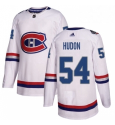 Mens Adidas Montreal Canadiens 54 Charles Hudon Authentic White 2017 100 Classic NHL Jersey Mens Adidas Montreal Canadiens 54 Charles Hudon Authentic White 2017 100 Classic NHL Jersey
