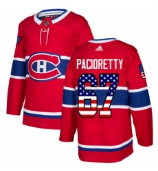 Mens Adidas Montreal Canadiens 67 Max Pacioretty Authentic Red USA Flag Fashion NHL Jersey Mens Adidas Montreal Canadiens 67 Max Pacioretty Authentic Red USA Flag Fashion NHL Jersey