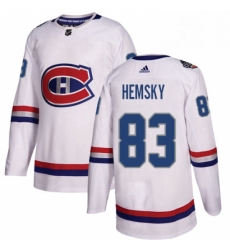 Mens Adidas Montreal Canadiens 83 Ales Hemsky Authentic White 2017 100 Classic NHL Jersey Mens Adidas Montreal Canadiens 83 Ales Hemsky Authentic White 2017 100 Classic NHL Jersey