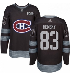 Mens Adidas Montreal Canadiens 83 Ales Hemsky Premier Black 1917 2017 100th Anniversary NHL Jersey Mens Adidas Montreal Canadiens 83 Ales Hemsky Premier Black 1917 2017 100th Anniversary NHL Jersey