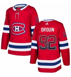 Mens Adidas Montreal Canadiens 92 Jonathan Drouin Authentic Red Drift Fashion NHL Jersey Mens Adidas Montreal Canadiens 92 Jonathan Drouin Authentic Red Drift Fashion NHL Jersey