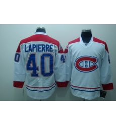 Montreal Canadiens 40 Maxim Lapierre White Jerseys CH Montreal Canadiens 40 Maxim Lapierre White Jerseys CH