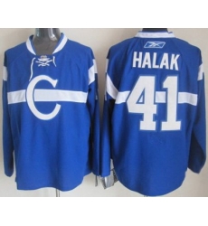 Montreal Canadiens 41 Jaroslav Halak Blue NHL Jerseys Montreal Canadiens 41 Jaroslav Halak Blue NHL Jerseys
