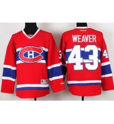 Montreal Canadiens 43 Mike Weaver Red NHL Hockey Jerseys Montreal Canadiens 43 Mike Weaver Red NHL Hockey Jerseys