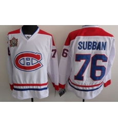 Montreal Canadiens 76 Subban White Jerseys Classic Montreal Canadiens 76 Subban White Jerseys Classic