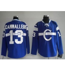 hockey Montreal Canadiens #13 CAMMALLERI blue Jersey hockey Montreal Canadiens #13 CAMMALLERI blue Jersey
