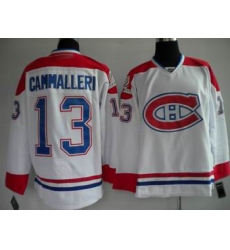 hockey Montreal Canadiens #13 Michael Cammalleri Stitched Replithentic white Jersey hockey Montreal Canadiens #13 Michael Cammalleri Stitched Replithentic white Jersey