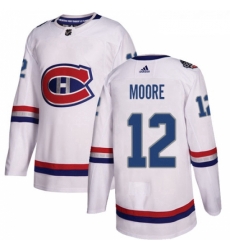 Youth Adidas Montreal Canadiens 12 Dickie Moore Authentic White 2017 100 Classic NHL Jersey Youth Adidas Montreal Canadiens 12 Dickie Moore Authentic White 2017 100 Classic NHL Jersey