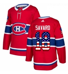 Youth Adidas Montreal Canadiens 18 Serge Savard Authentic Red USA Flag Fashion NHL Jersey Youth Adidas Montreal Canadiens 18 Serge Savard Authentic Red USA Flag Fashion NHL Jersey