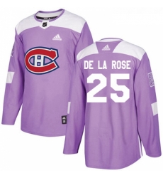 Youth Adidas Montreal Canadiens 25 Jacob de la Rose Authentic Purple Fights Cancer Practice NHL Jersey Youth Adidas Montreal Canadiens 25 Jacob de la Rose Authentic Purple Fights Cancer Practice NHL Jersey