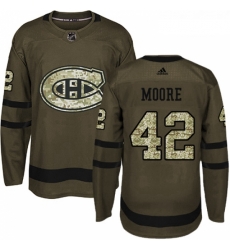 Youth Adidas Montreal Canadiens 42 Dominic Moore Authentic Green Salute to Service NHL Jersey Youth Adidas Montreal Canadiens 42 Dominic Moore Authentic Green Salute to Service NHL Jersey
