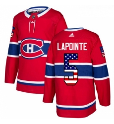 Youth Adidas Montreal Canadiens 5 Guy Lapointe Authentic Red USA Flag Fashion NHL Jersey Youth Adidas Montreal Canadiens 5 Guy Lapointe Authentic Red USA Flag Fashion NHL Jersey