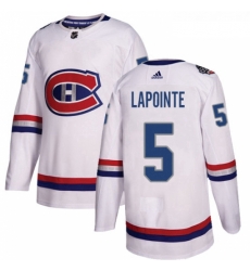 Youth Adidas Montreal Canadiens 5 Guy Lapointe Authentic White 2017 100 Classic NHL Jersey Youth Adidas Montreal Canadiens 5 Guy Lapointe Authentic White 2017 100 Classic NHL Jersey