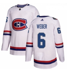 Youth Adidas Montreal Canadiens 6 Shea Weber Authentic White 2017 100 Classic NHL Jersey Youth Adidas Montreal Canadiens 6 Shea Weber Authentic White 2017 100 Classic NHL Jersey