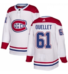 Youth Adidas Montreal Canadiens 61 Xavier Ouellet Authentic White Away NHL Jersey Youth Adidas Montreal Canadiens 61 Xavier Ouellet Authentic White Away NHL Jersey