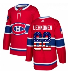 Youth Adidas Montreal Canadiens 62 Artturi Lehkonen Authentic Red USA Flag Fashion NHL Jersey Youth Adidas Montreal Canadiens 62 Artturi Lehkonen Authentic Red USA Flag Fashion NHL Jersey