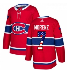 Youth Adidas Montreal Canadiens 7 Howie Morenz Authentic Red USA Flag Fashion NHL Jersey Youth Adidas Montreal Canadiens 7 Howie Morenz Authentic Red USA Flag Fashion NHL Jersey