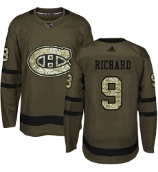Youth Adidas Montreal Canadiens 9 Maurice Richard Authentic Green Salute to Service NHL Jersey Youth Adidas Montreal Canadiens 9 Maurice Richard Authentic Green Salute to Service NHL Jersey