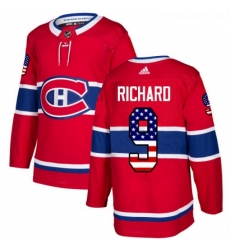 Youth Adidas Montreal Canadiens 9 Maurice Richard Authentic Red USA Flag Fashion NHL Jersey Youth Adidas Montreal Canadiens 9 Maurice Richard Authentic Red USA Flag Fashion NHL Jersey