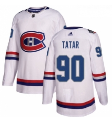 Youth Adidas Montreal Canadiens 90 Tomas Tatar Authentic White 2017 100 Classic NHL Jersey Youth Adidas Montreal Canadiens 90 Tomas Tatar Authentic White 2017 100 Classic NHL Jersey