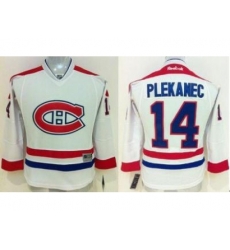 Youth Montreal Canadiens #14 Tomas Plekanec White Stitched NHL Jersey Youth Montreal Canadiens #14 Tomas Plekanec White Stitched NHL Jersey