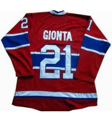Youth Montreal Canadiens #21 GIONTA Red Youth Montreal Canadiens #21 GIONTA Red