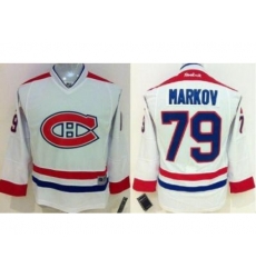 Youth Montreal Canadiens #79 Andrei Markov White Stitched NHL Jersey Youth Montreal Canadiens #79 Andrei Markov White Stitched NHL Jersey