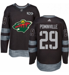 Adidas Minnesota Wild 29 Jason Pominville Black 1917 2017 100th Anniversary Stitched NHL Jersey Adidas Minnesota Wild 29 Jason Pominville Black 1917 2017 100th Anniversary Stitched NHL Jersey