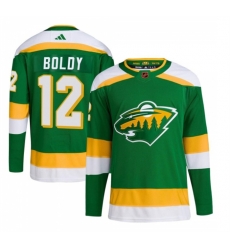Men Minnesota Wild 12 Matt Boldy Green 2022 23 Reverse Retro Stitched Jersey Men Minnesota Wild 12 Matt Boldy Green 2022 23 Reverse Retro Stitched Jersey