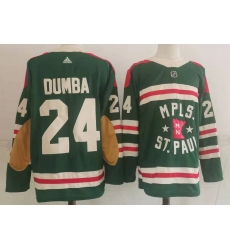 Men Minnesota Wild 24 Matt Dumba Green 2022 Winter Classic Adidas Stitched NHL Jersey Men Minnesota Wild 24 Matt Dumba Green 2022 Winter Classic Adidas Stitched NHL Jersey
