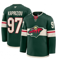 Men Minnesota Wild 97 Kirill Kaprizov Green 2024 25 Home Stitched Hockey Jersey Men Minnesota Wild 97 Kirill Kaprizov Green 2024 25 Home Stitched Hockey Jersey