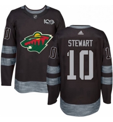 Mens Adidas Minnesota Wild 10 Chris Stewart Premier Black 1917 2017 100th Anniversary NHL Jersey Mens Adidas Minnesota Wild 10 Chris Stewart Premier Black 1917 2017 100th Anniversary NHL Jersey