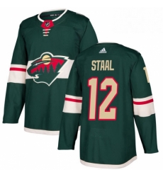 Mens Adidas Minnesota Wild 12 Eric Staal Authentic Green Home NHL Jersey Mens Adidas Minnesota Wild 12 Eric Staal Authentic Green Home NHL Jersey