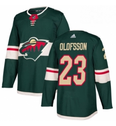 Mens Adidas Minnesota Wild 23 Gustav Olofsson Premier Green Home NHL Jersey Mens Adidas Minnesota Wild 23 Gustav Olofsson Premier Green Home NHL Jersey