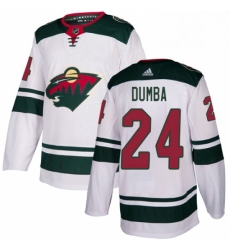 Mens Adidas Minnesota Wild 24 Matt Dumba White Road Authentic Stitched NHL Jersey Mens Adidas Minnesota Wild 24 Matt Dumba White Road Authentic Stitched NHL Jersey