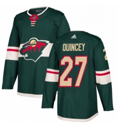 Mens Adidas Minnesota Wild 27 Kyle Quincey Authentic Green Home NHL Jersey Mens Adidas Minnesota Wild 27 Kyle Quincey Authentic Green Home NHL Jersey