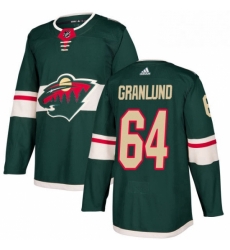 Mens Adidas Minnesota Wild 64 Mikael Granlund Authentic Green Home NHL Jersey Mens Adidas Minnesota Wild 64 Mikael Granlund Authentic Green Home NHL Jersey