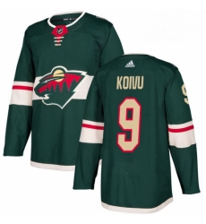 Mens Adidas Minnesota Wild 9 Mikko Koivu Authentic Green Home NHL Jersey Mens Adidas Minnesota Wild 9 Mikko Koivu Authentic Green Home NHL Jersey