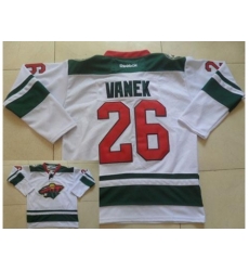 Minnesota Wild 26 Thomas Vanek White Stitched NHL Jersey Minnesota Wild 26 Thomas Vanek White Stitched NHL Jersey