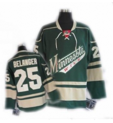 Minnesota Wild jerseys 25# BELANGER green Minnesota Wild jerseys 25# BELANGER green